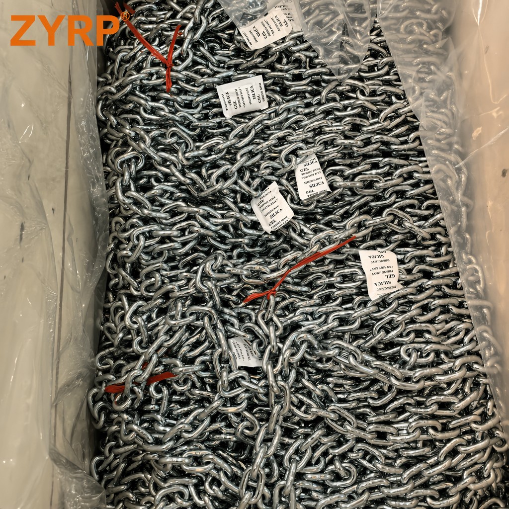 Industrial conveyor chain with 8mm diameter for poultry processing