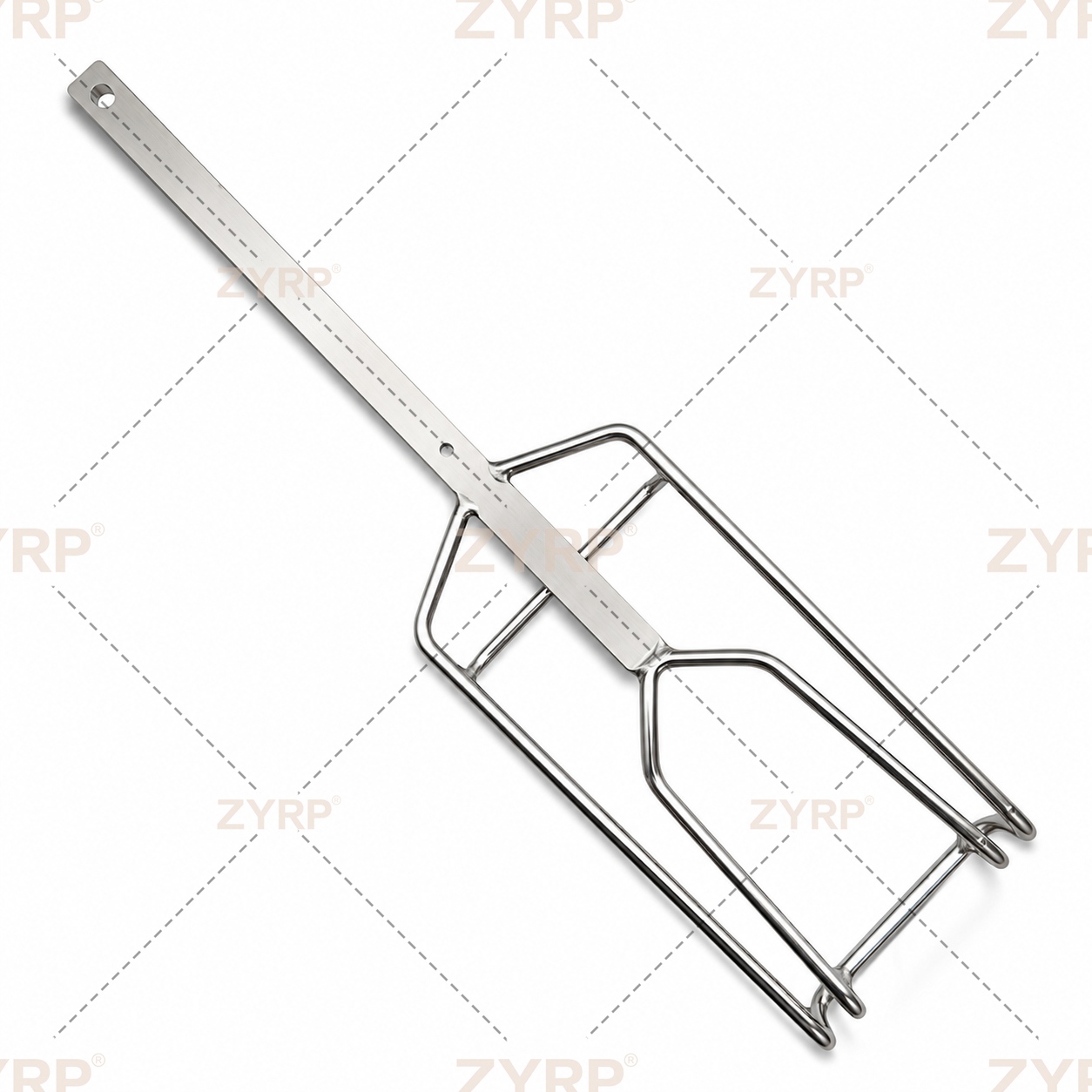 Stainless Steel 304 Poultry Bleeding Shackle 8mm Chicken Killing Line Hanging Hook for Slaughterhouse