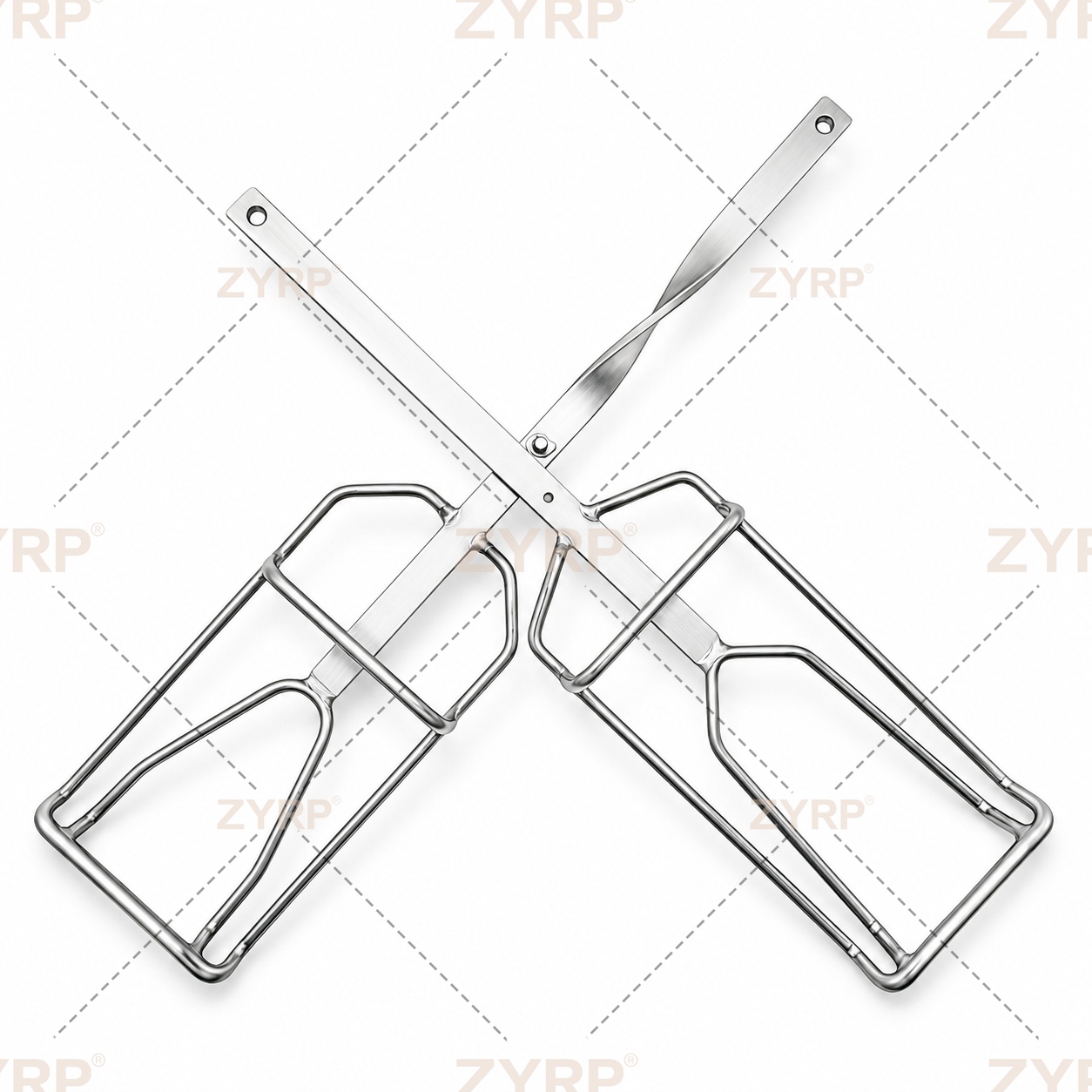 Stainless Steel 304 Poultry Bleeding Shackle 8mm Chicken Killing Line Hanging Hook for Slaughterhouse