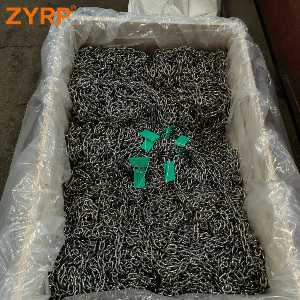25.4mm Chain Construction Detail Close-up view of 25.4mm industrial chain components and construction