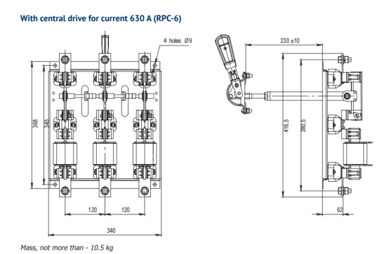Fuse disconnectors of RP series