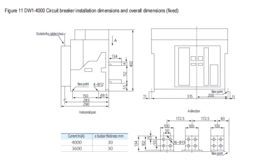 DW1 Air circuit breaker