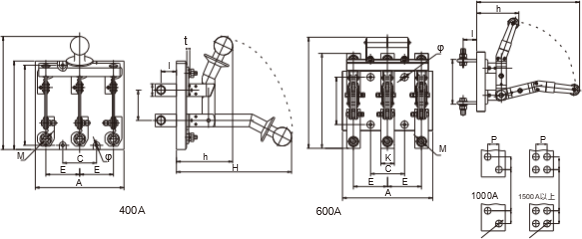 HD and HS series open-type knife switches factory