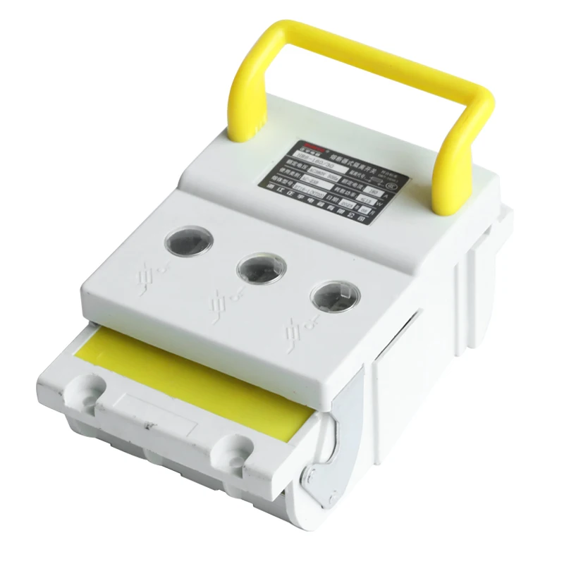 How does an isolator switch protect maintenance personnel from electrical hazards?