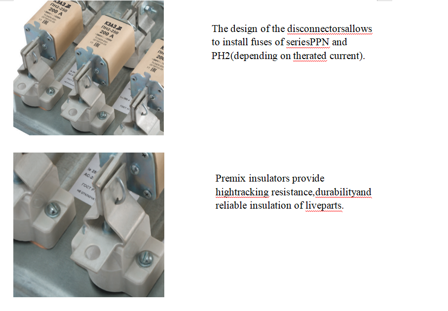 Fuse disconnectors of RP series