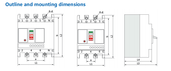 ZYM1E Molded case circuit breaker