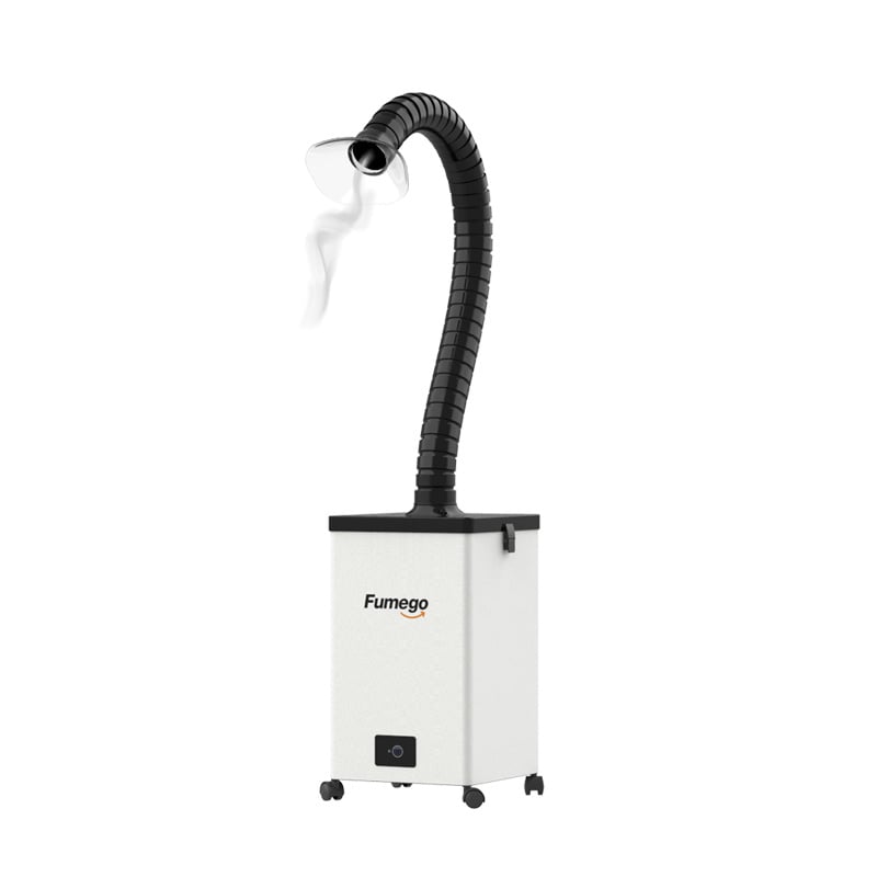 Fumego Laser Beauty Salon Hair Salon Nail Salon Hot-selling 260m³/h Air Flow  XF250 Fume Extractor HEPA Filter for Fume Purifier Smoke and Odor Removal