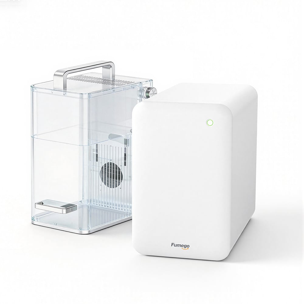 Fumego XT150 Custom150W Energy-saving Efficient  And Portable 110-220V Dust Collector with Hepa Filter for Desktop Laser Engraving And Marking  3D Printing