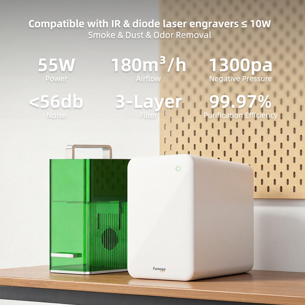 Desktop Laser Engraving Fume Purification