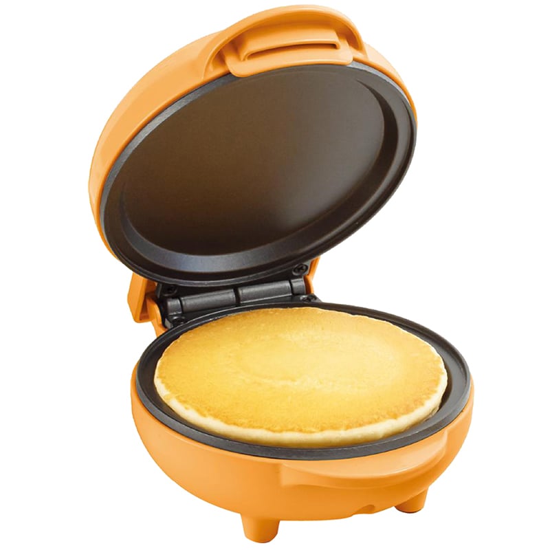 Mini Waffle Maker with Thermostat Control & Non-Stick Plates – 550W, Φ125mm Plate