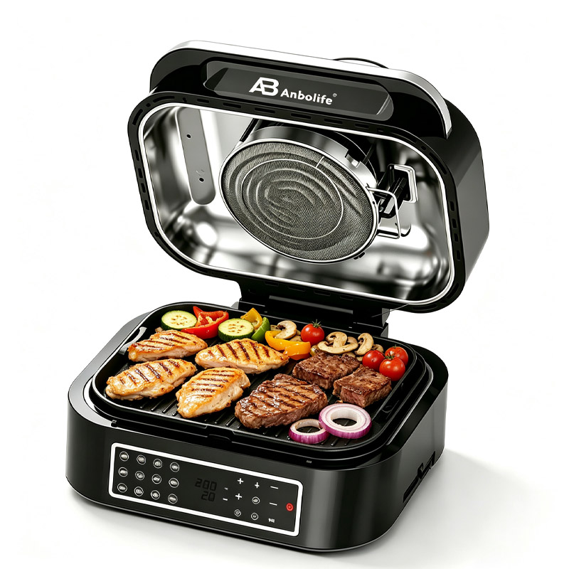 6.3L Air Fryer with Sear Function up to 260°C & Smart Thermometer – Holds 6 Steaks
