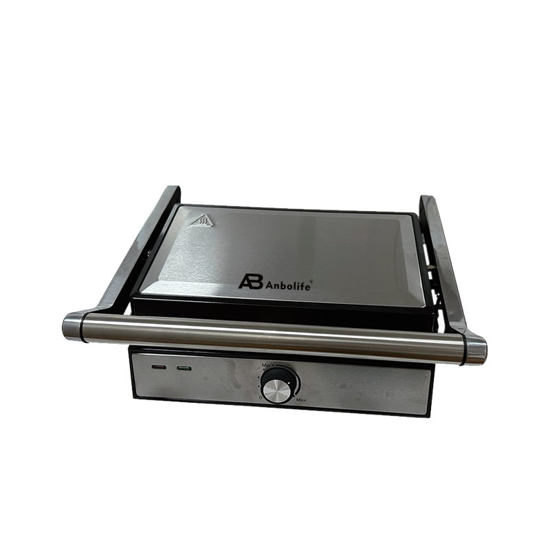 Electric Grill & Waffle Maker 2-in-1 with Drip Tray – 1500W, 180° Open Grill