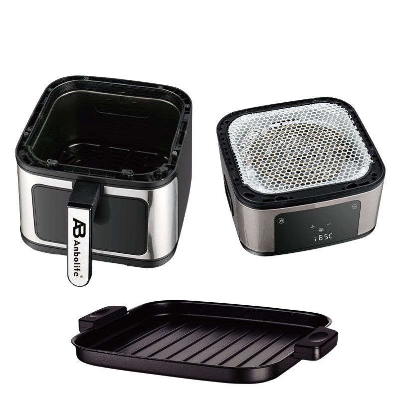 2-in-1 Air Fryer & Grill with 4.5L Capacity, 1450W – Healthy Oil-Free Cooking