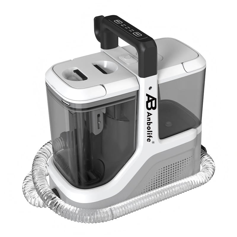 Portable Steam Carpet Cleaner 2100W, 18 kPa Vacuum, 2200ml Water Tank – Hot Water & Steam Dual Mode, 3.5M Cord