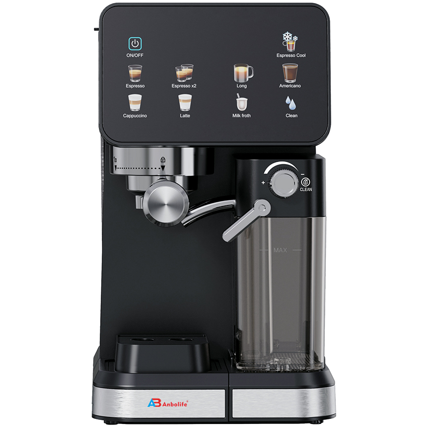 Anbo 20 Bar Espresso Coffee Machine with Built-in Grinder & Cold Brew