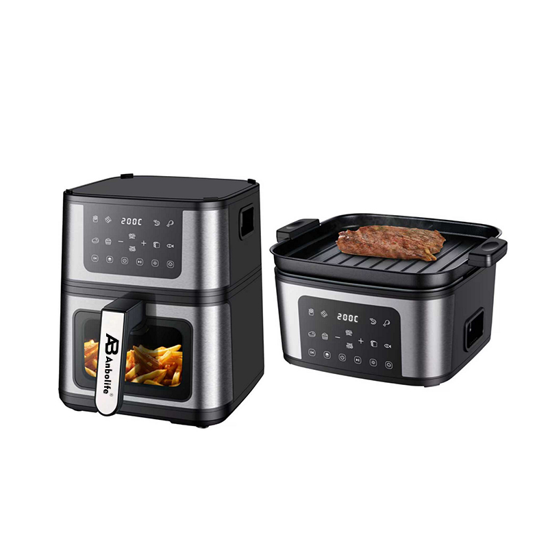 2-in-1 Air Fryer & Grill with 4.5L Capacity, 1450W – Healthy Oil-Free Cooking