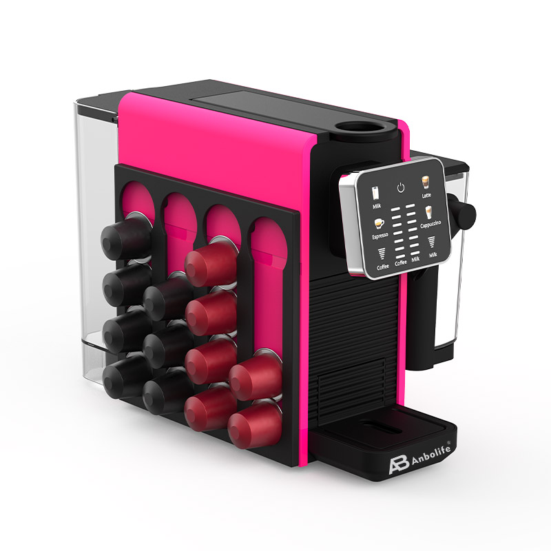 Nespresso-Compatible Capsule Espresso Machine with Double Boiler & Milk Frother