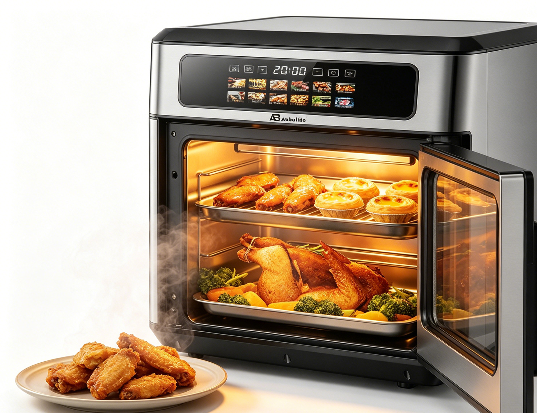16L Air Fryer Oven with 1800W Power – Large-Capacity Family-Size Cooking
