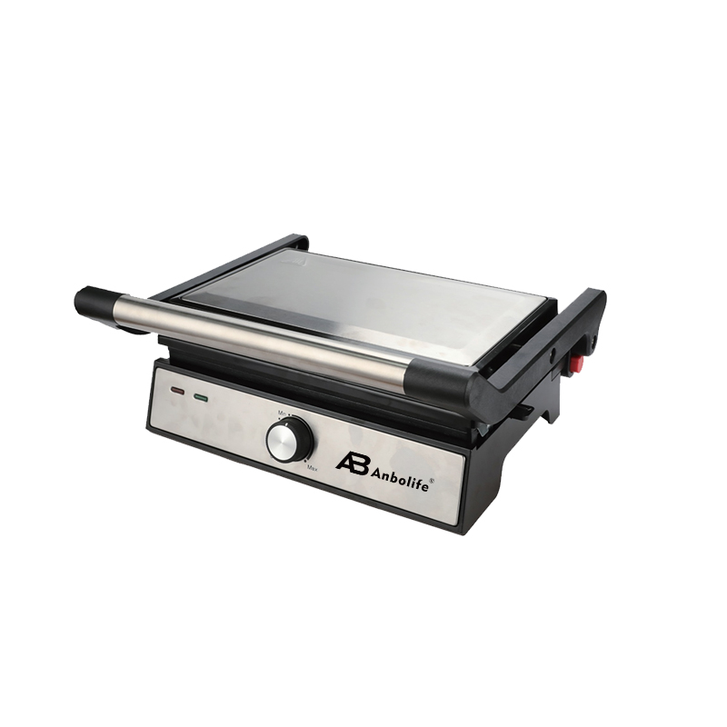 Electric Grill & Waffle Maker 2-in-1 with Drip Tray – 1500W, 180° Open Grill