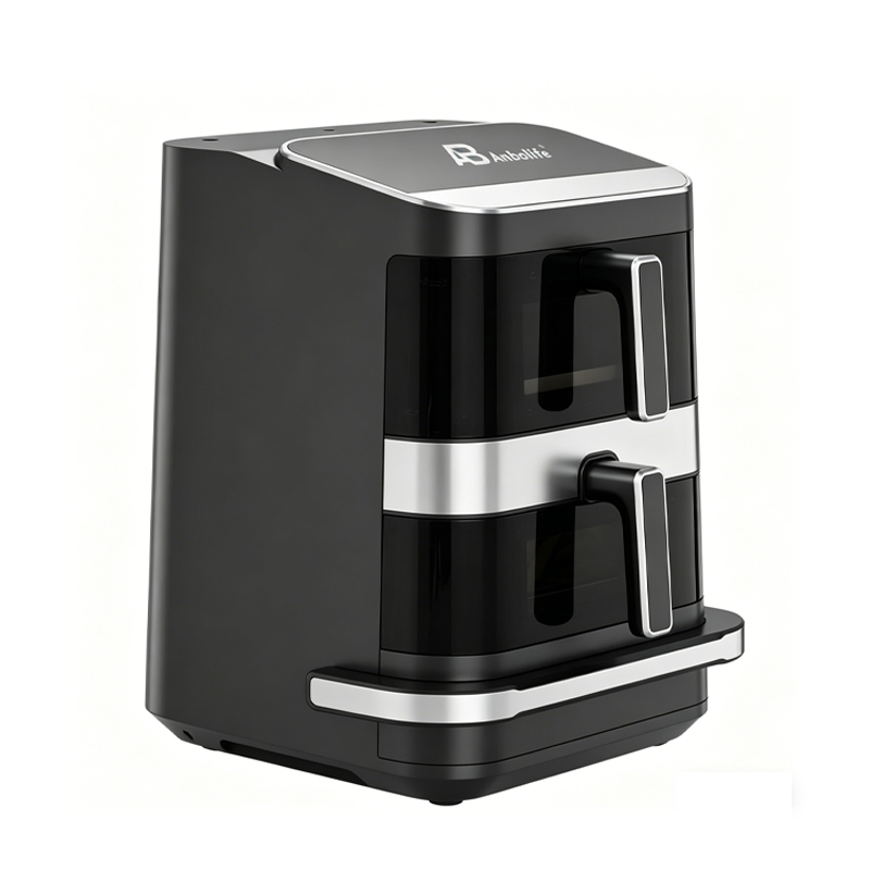 Digital Air Fryer 6.0L+4.0L with 10'' Pizza Oven – 2800W, 12 Cooking Programs