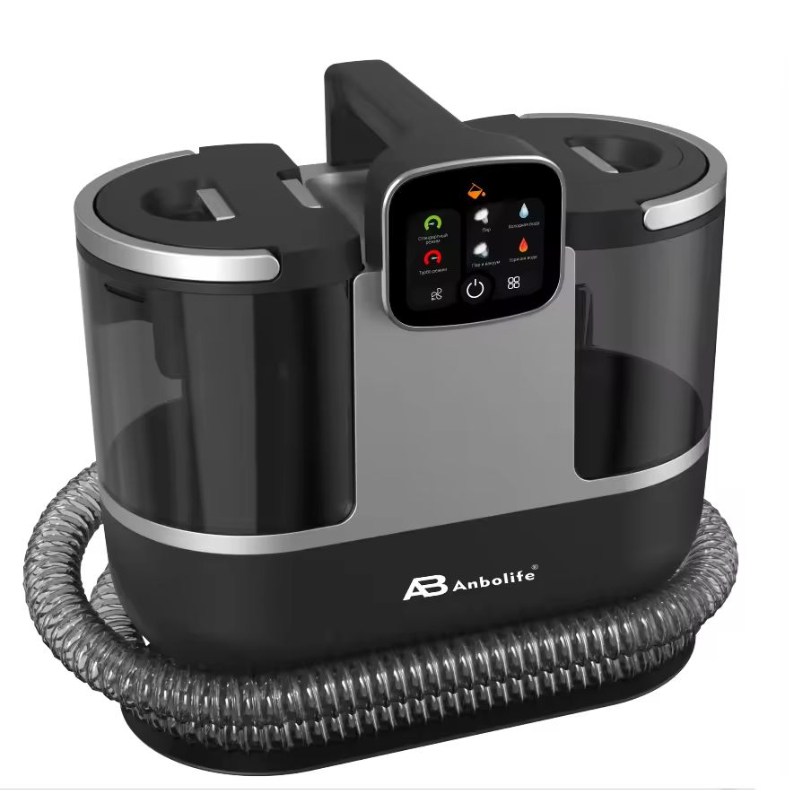 Steam & Vacuum Carpet Cleaner 2100W with 18 kPa High Suction – Instant Hot, IPX4, 3 Brushes