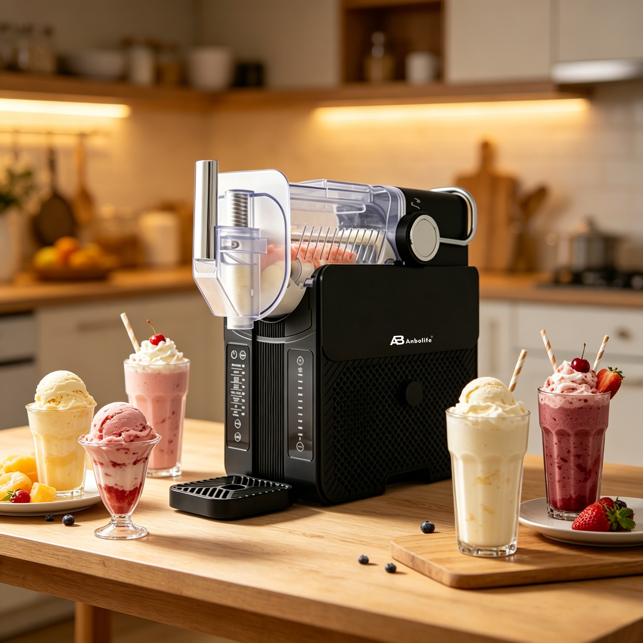 Slush & Milkshake Maker 2L with Digital Control – 200W, Quiet ≤45dB, 6 Functions