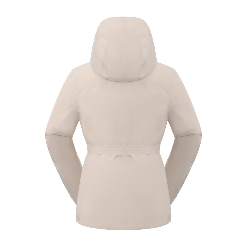 Women's Elite Ski Down Jacket - Slim-Fit Waterproof Alpine Shell with Adjustable Waist