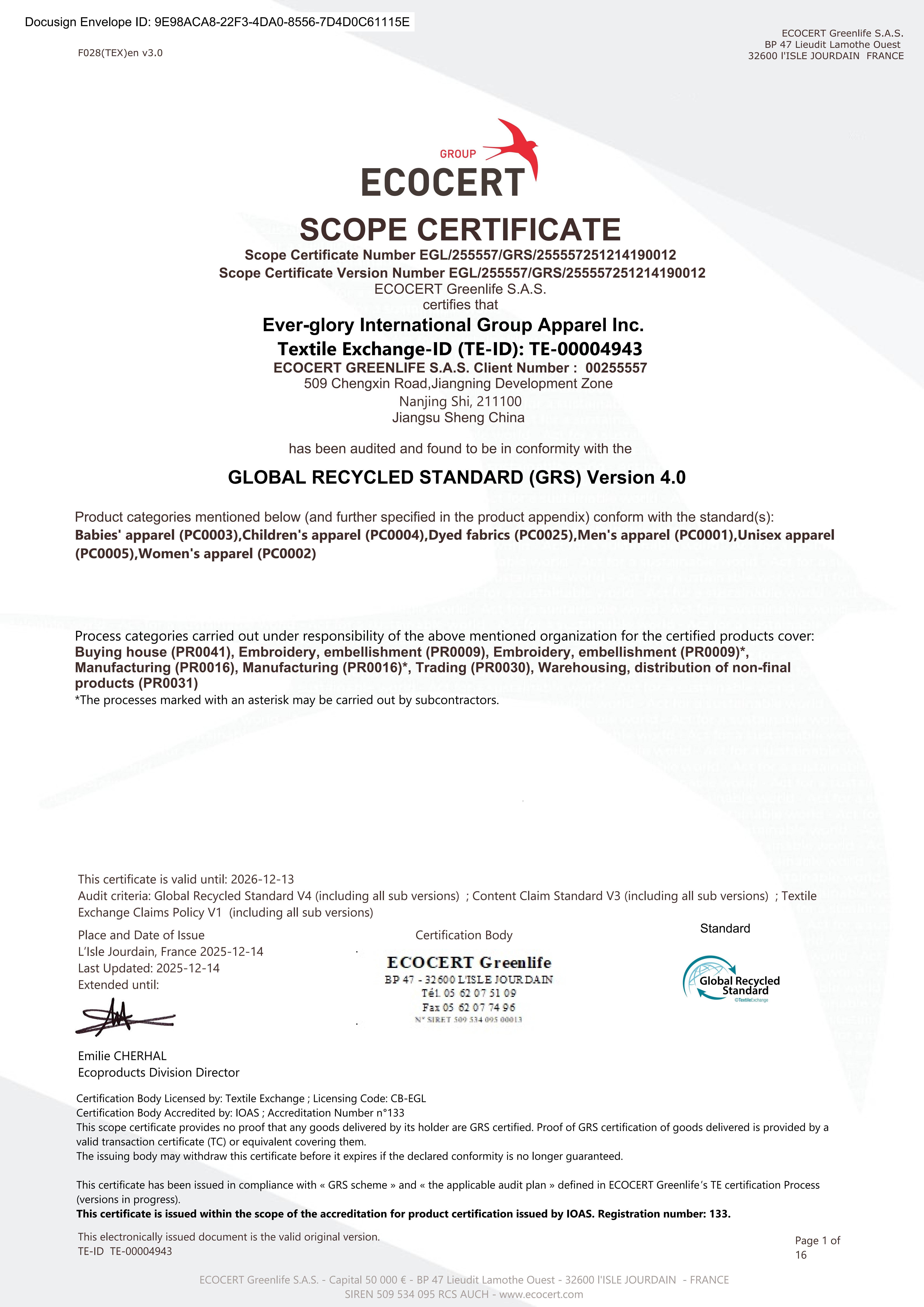 How GRS Certification Ensures Sustainable and Ethical Manufacturing Practices