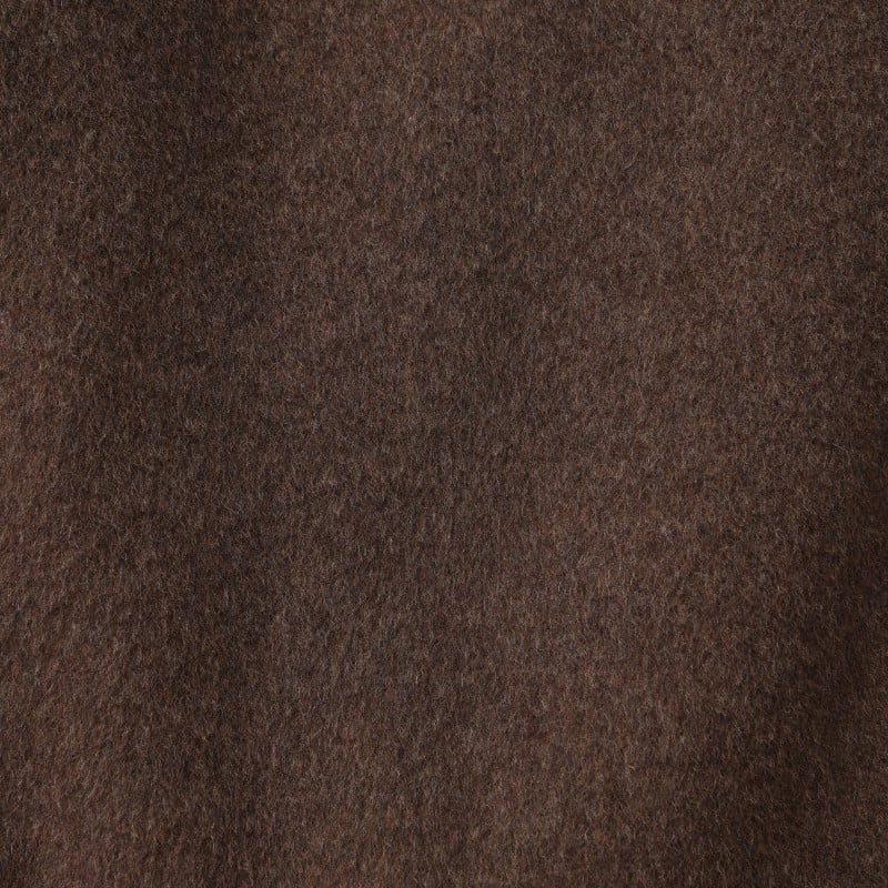 Women's Wool Blend Wrap Coat - Elegant Crochet-Stitch Trim Oversized Outerwear