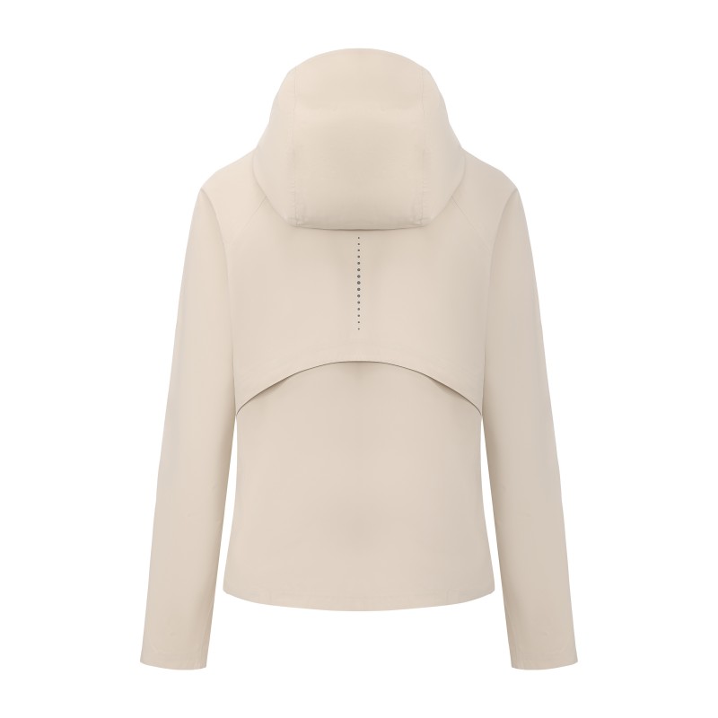 Women's Performance Windbreaker - Laser-Cut Ventilation UV-Protection Active Jacket
