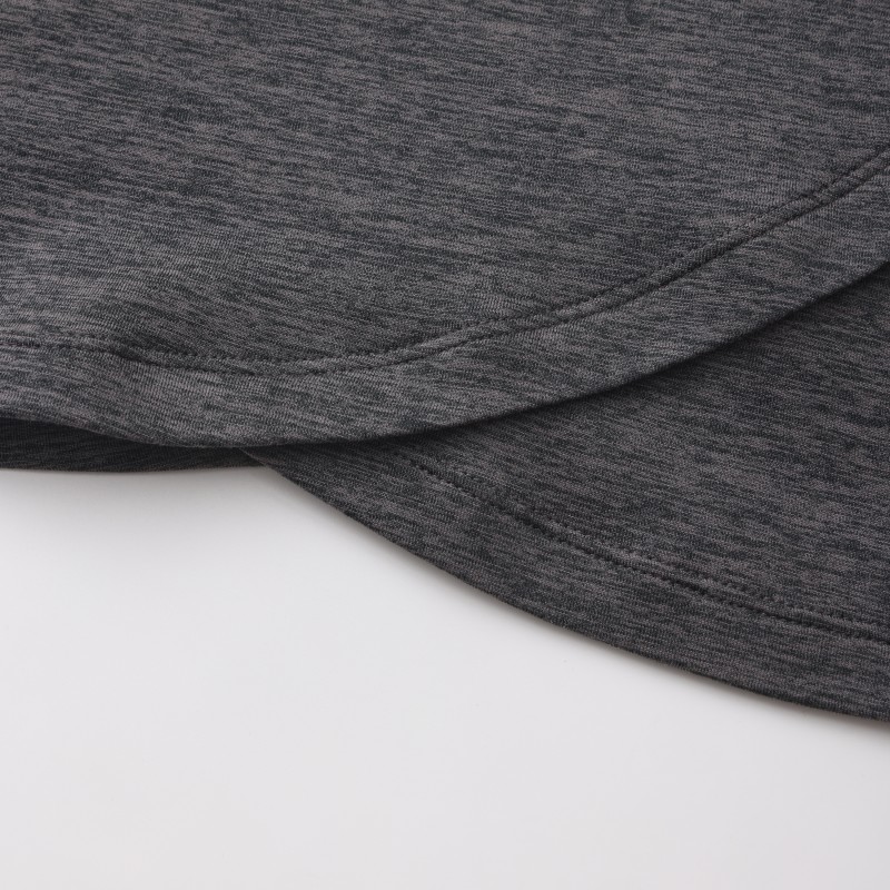 Women's Performance Yoga Tee - Moisture-Wicking Short Sleeve with Cross-Wrap Hem