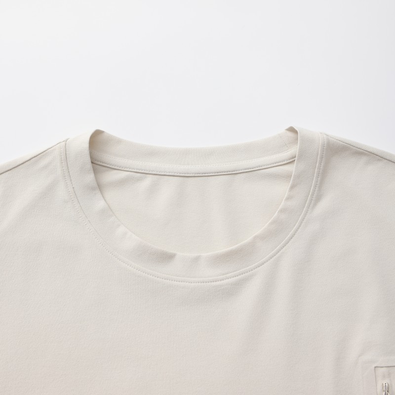 Women's Performance Tech Tee - Moisture-Wicking Short Sleeve with Zip Utility Pocket