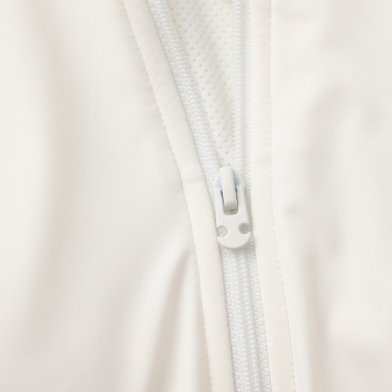 Áo khoác thể thao dành cho nữ – Áo hoodie dệt kim hút ẩm có mũ trùm đầu và đường viền tương phản
