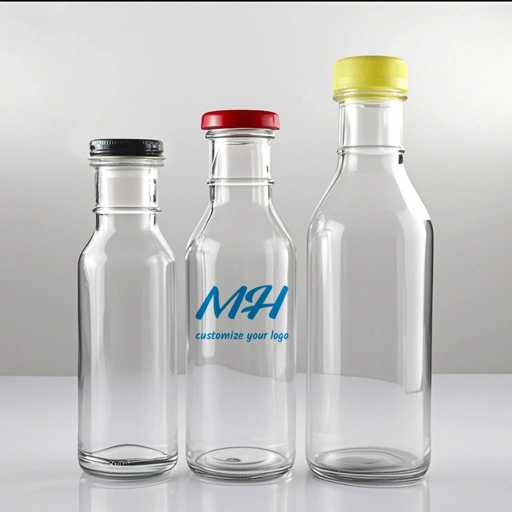 250ml 350ml 500ml Custom Glass Sauce Bottles for Wholesale