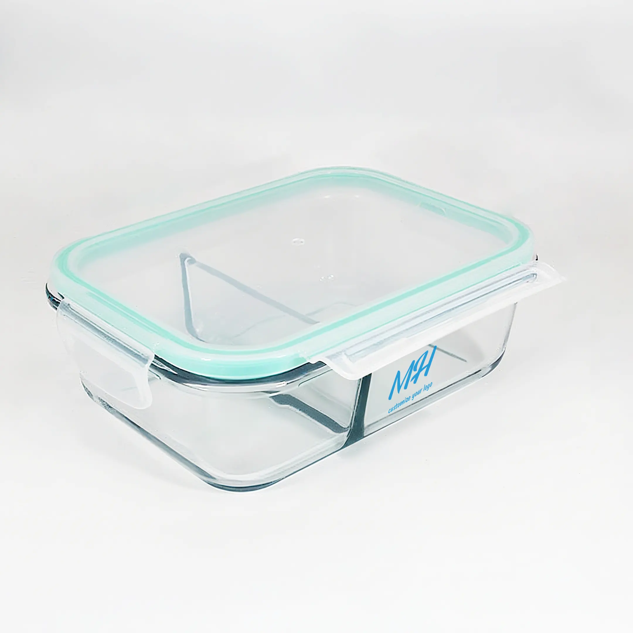 2&3 Compartment Food Glass Storage Containers With Lids Wholesale 640ml 1040ml 1520ml 800ml 