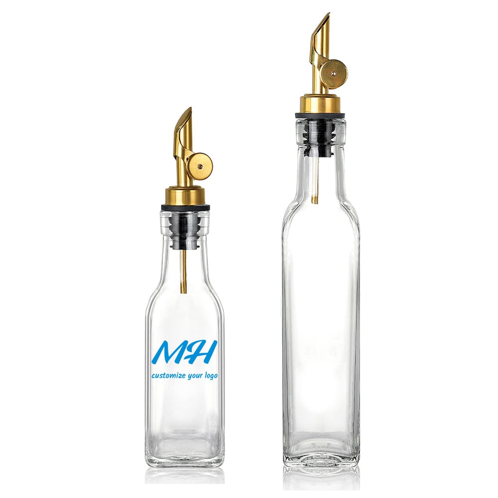 150ml 250ml Mini Glass Oil Vinegar Cruet with Stopper Bulk