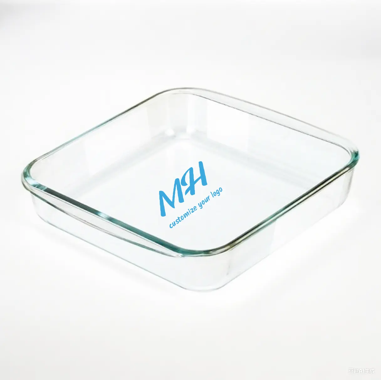 1100ml 1600ml 1800ml Clear Square Glass Baking Dish Wholesale