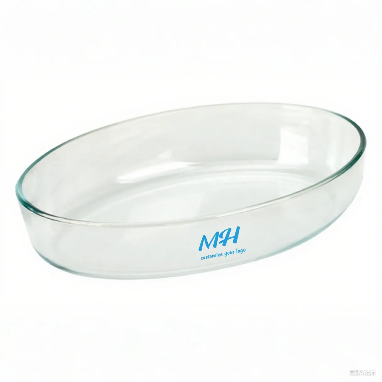 700ml 1600ml 2400ml 3200ml Oval Glass Baking Dish - Custom Glass Oven Plate Wholesale