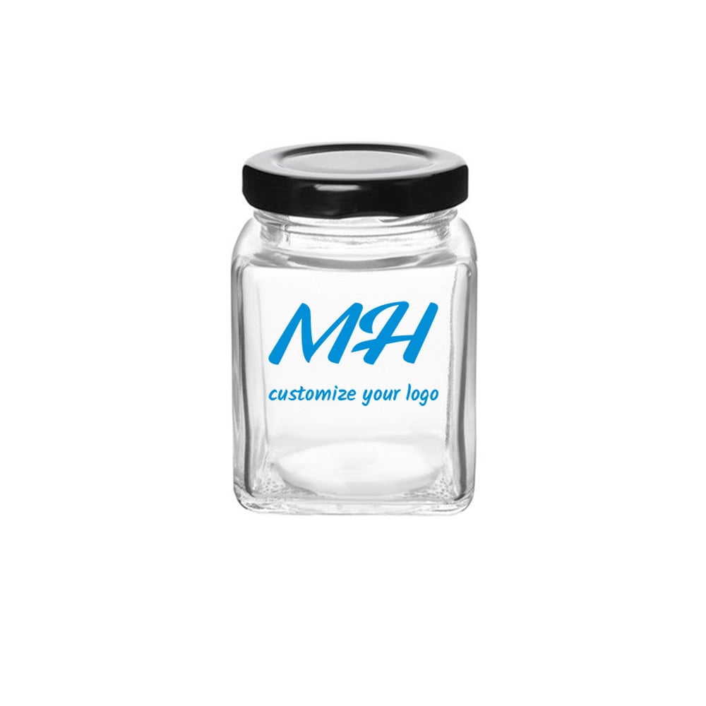 80ml Square Small Honey Jars for Favors Wholesale