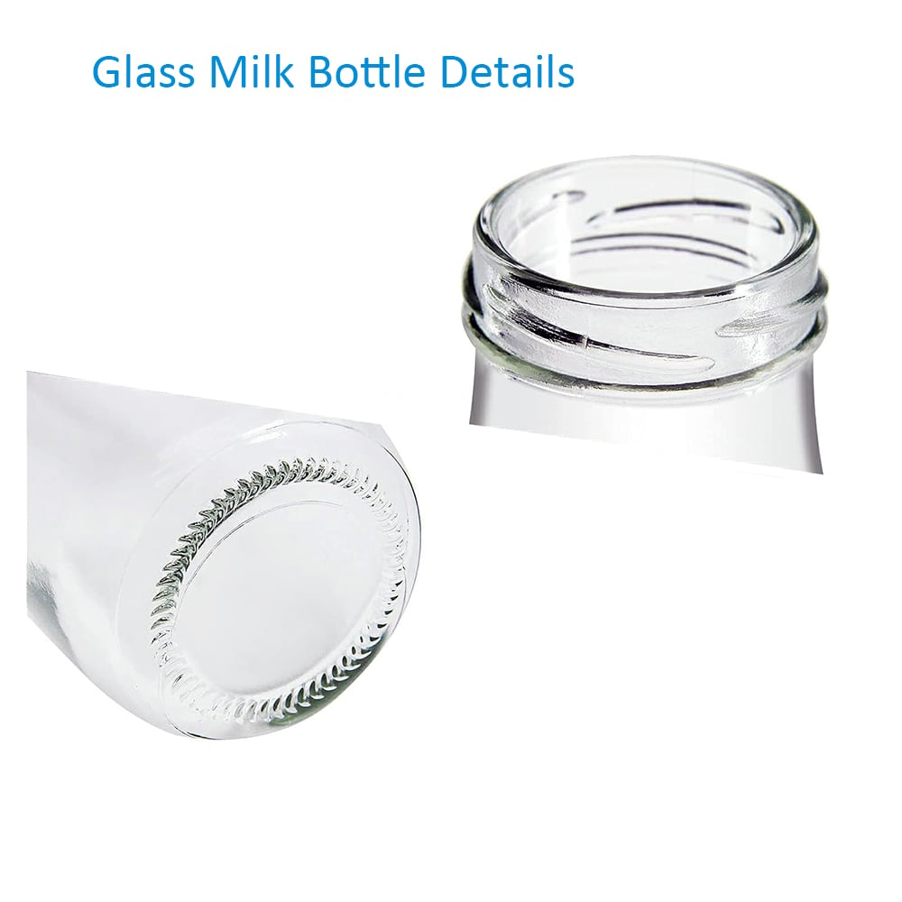 200ml Small Milk Glass Bottles with Tinplate lids