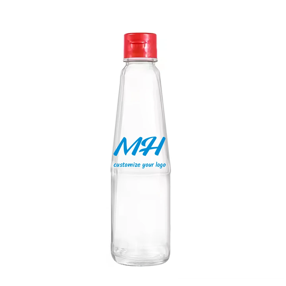 220ml Clear Glass Dressing Bottle with Flip Cap for Wholesale