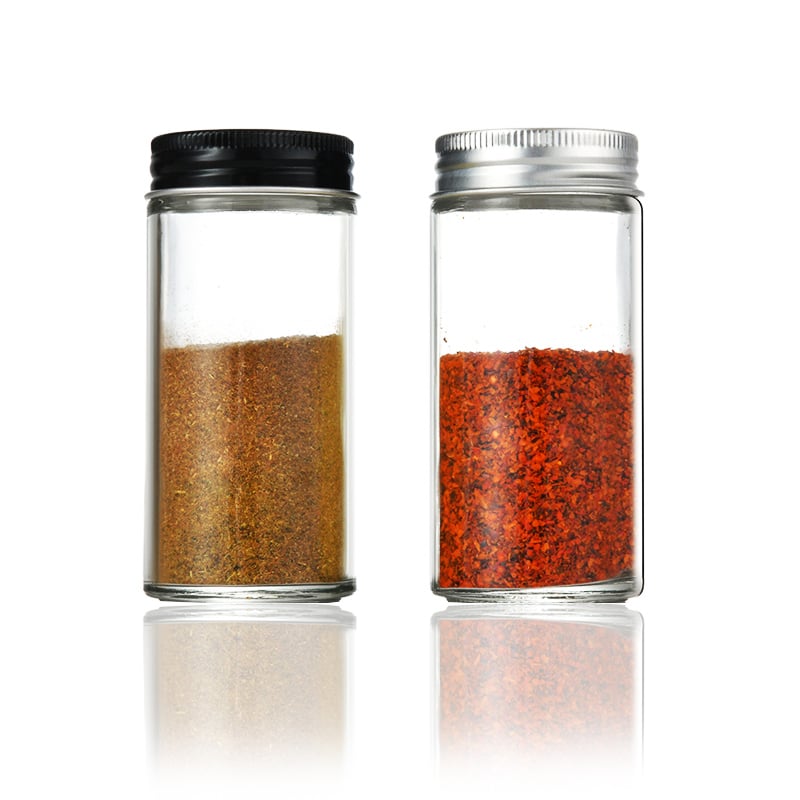 4 oz Round Spice Jars with Metal Lids Wholesale