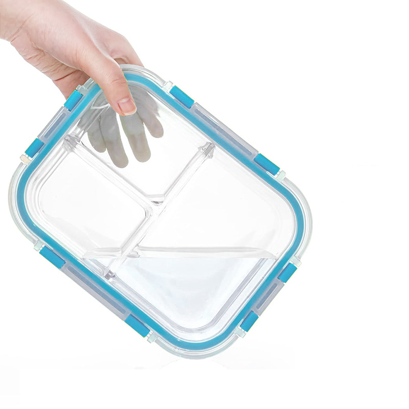 Glass Divided Food Storage Containers for Meal Prep Wholesale