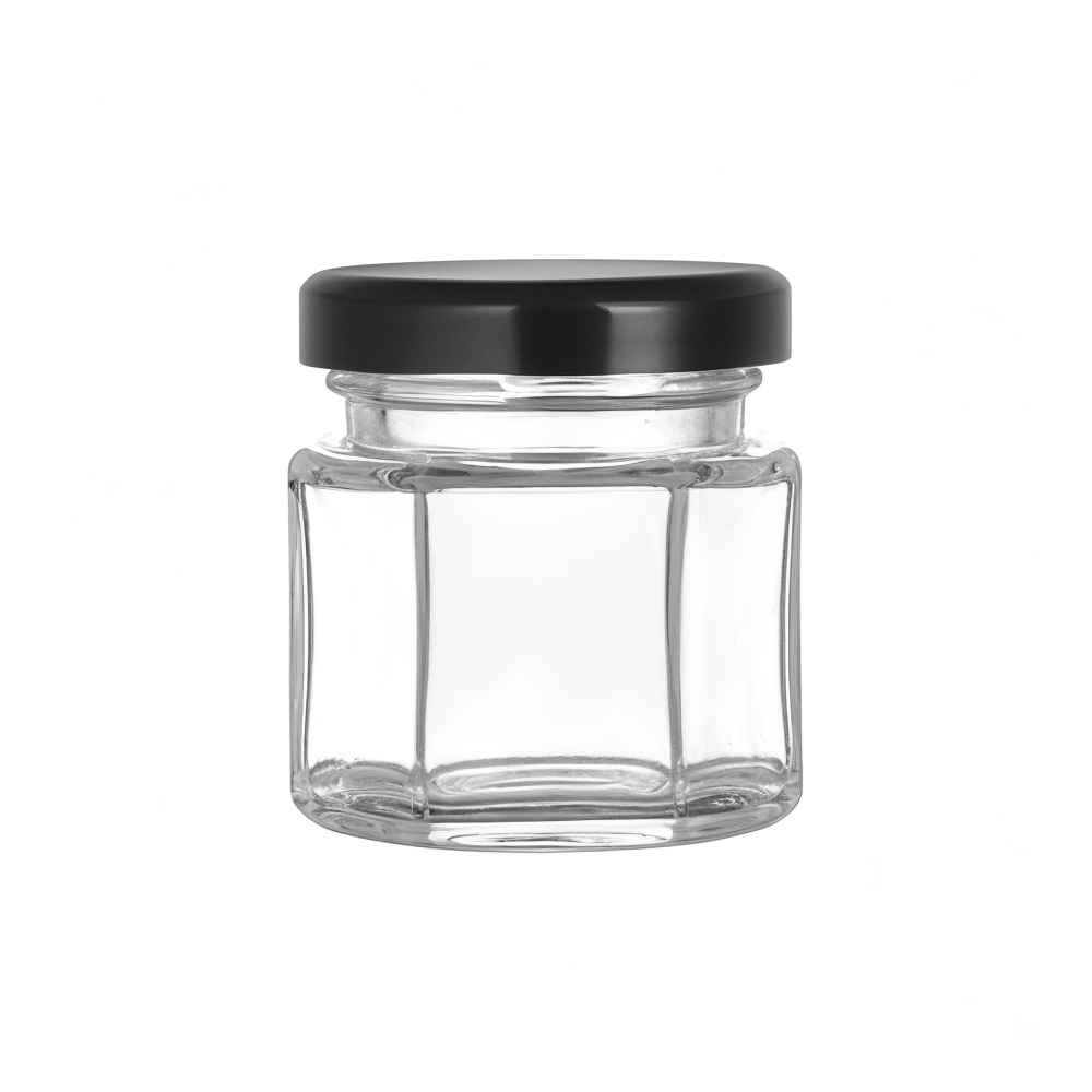 Custom 45ml Mini Honey Jars, Hexagonal Honey Bottles Wholesale