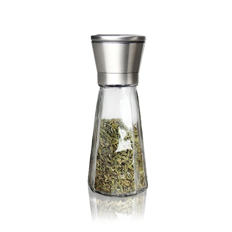Custom Octagonal Spice Mill Grinder for Table Salt and Pepper Shakers