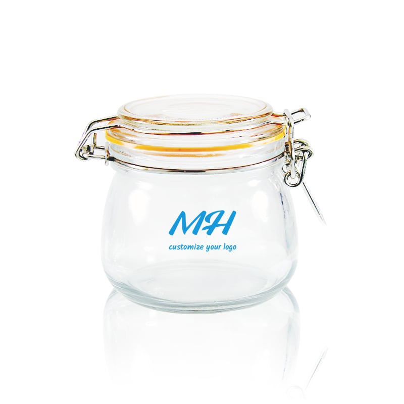 380ml Round Glass Storage Jars With Lids Wholesale