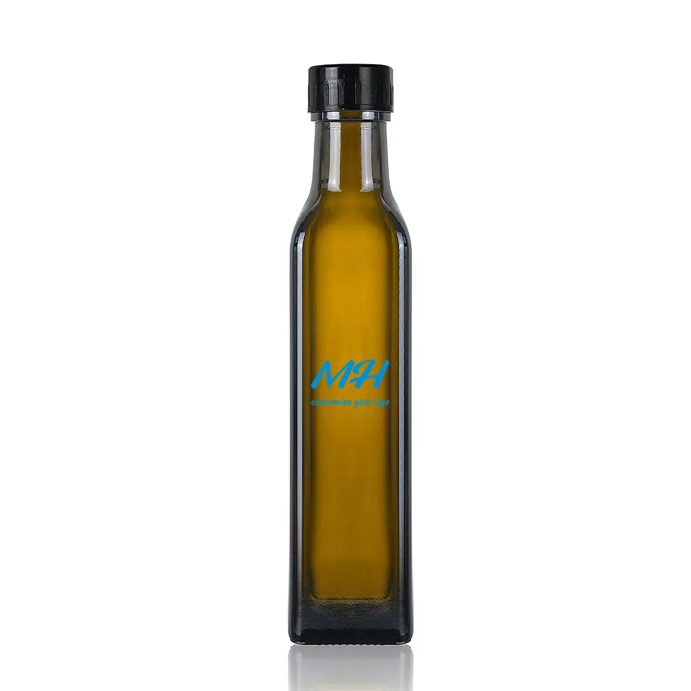 500ml Square Glass Olive Oil Bottle – Eco-Friendly Packaging Provider