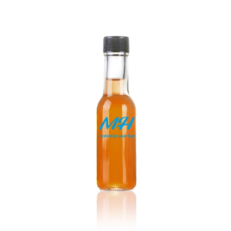 Wholesale 5 oz Glass Sauce Bottles with Custom Options