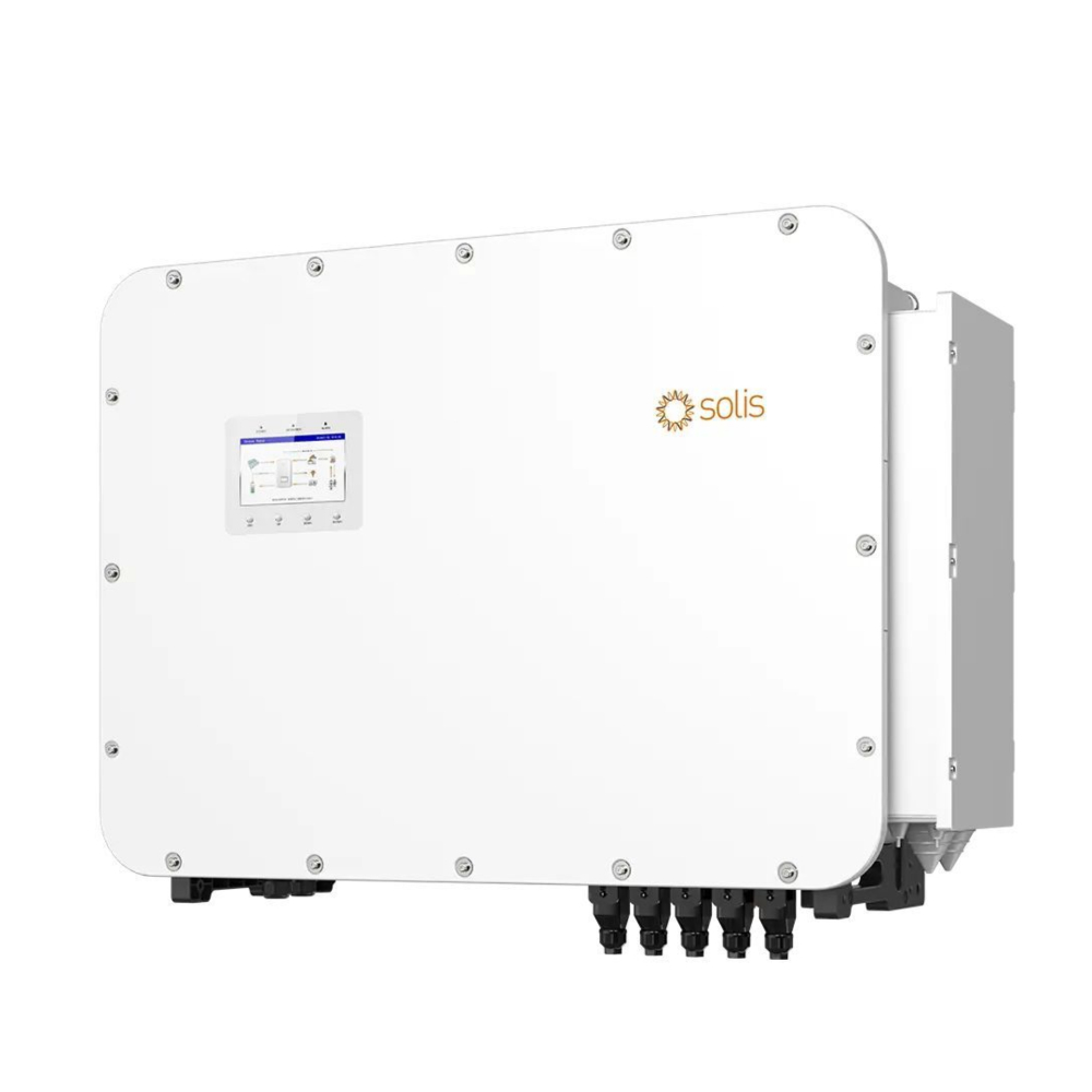 सोलिस 125 किलोवाट तीन-चरण इन्वर्टर S6-EH3P, 1000 वोल्ट PV, 10xMPPT, 6-यूनिट समानांतर