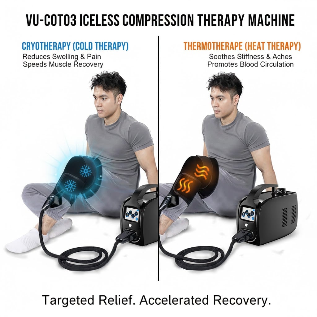 Máquina de Terapia de Compressão Quente e Fria com Semicondutor para Reabilitação Profissional